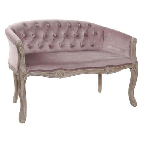 Sofa DKD Home Decor Brun Pink Træ Moderne 107 x 61 x 71 cm