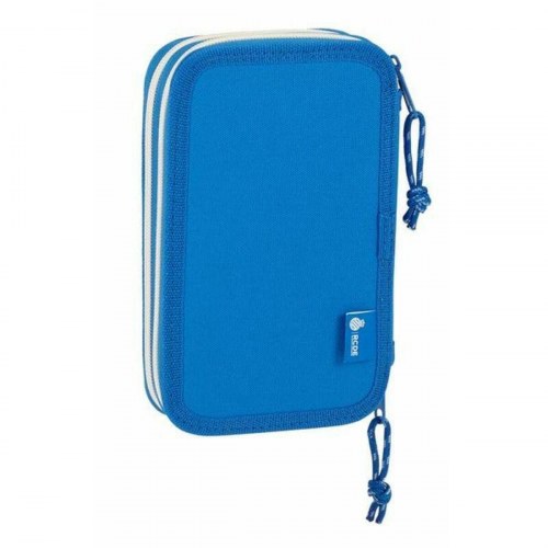 Penalhus dobbelt RCD Espanyol - blå/hvid, 12,5 × 19,5 × 4 cm (28 dele)