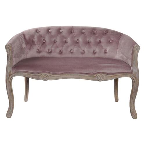 Sofa DKD Home Decor Brun Pink Træ Moderne 107 x 61 x 71 cm