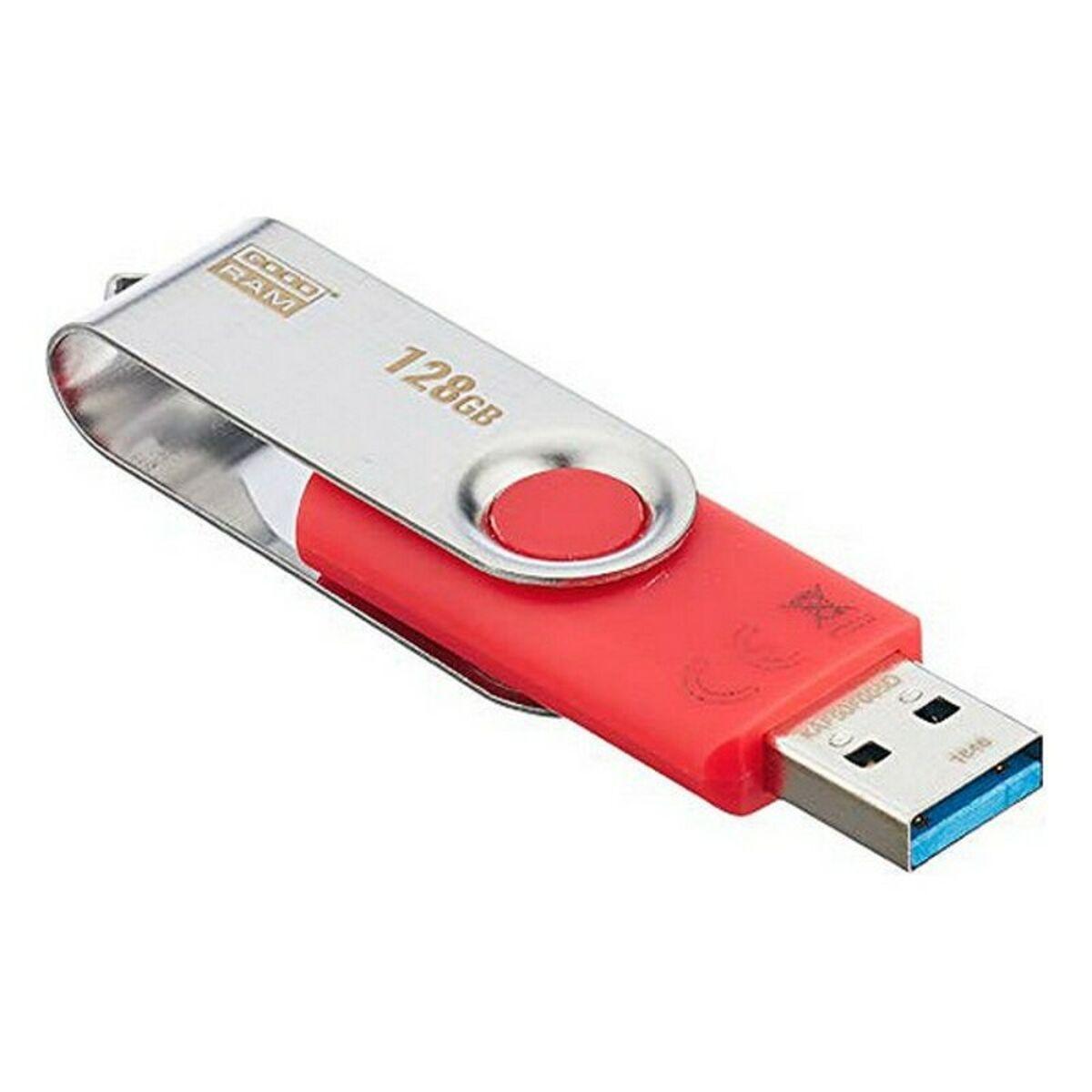 USB stick GoodRam UTS3 USB 3.1 Sort 16 GB Rød