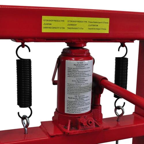 Værkstedspresse 12 ton hydraulisk gulvmodel
