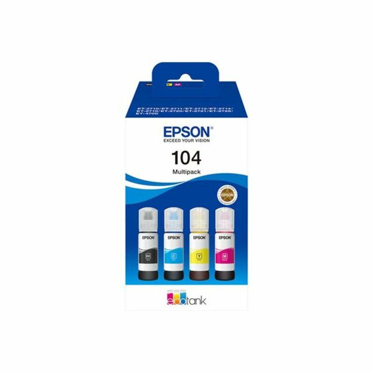 Blæk Til Printer Epson 104 Ecotank Multipack C13t00p640