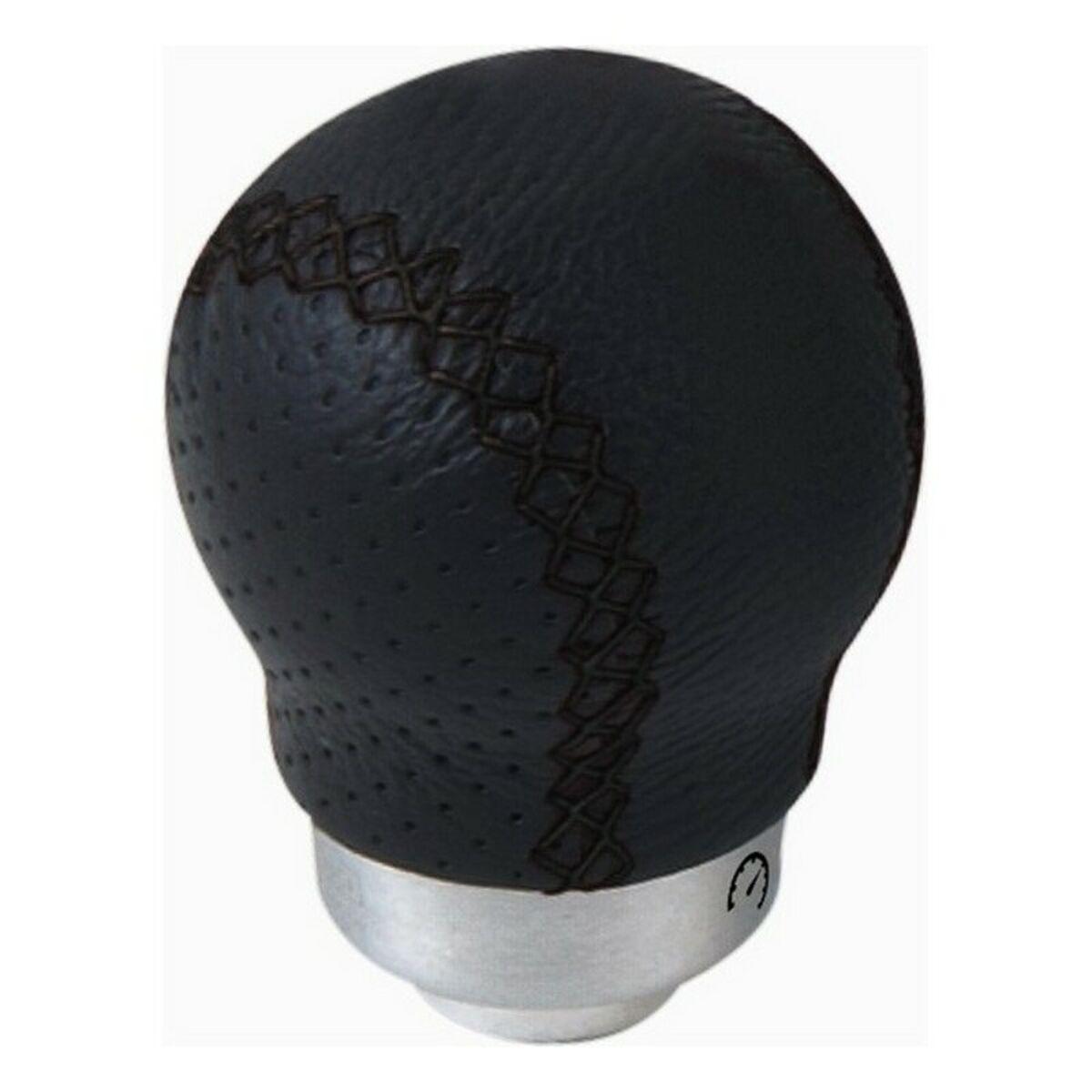 Gearstangsknop i læder - kort model med aftrækker (OCCPOM002)