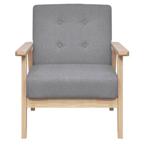 2 personers sofa stof lysegrå