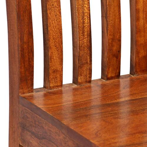 Spisebordsstole 4 stk. massivt træ med sheeshamfinish moderne