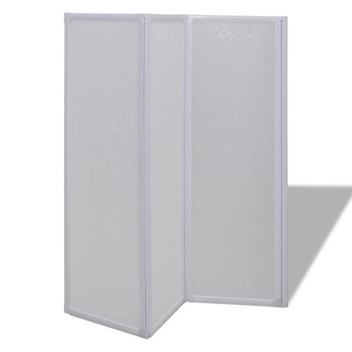Bruser Badekar væg skærmbillede 141 x 132 cm 3 Sammenfoldelig Paneler