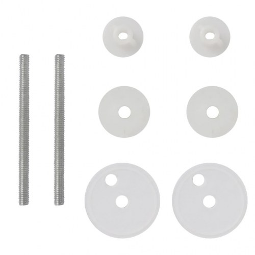 Toiletsæde MDF låg enkelt design hvid