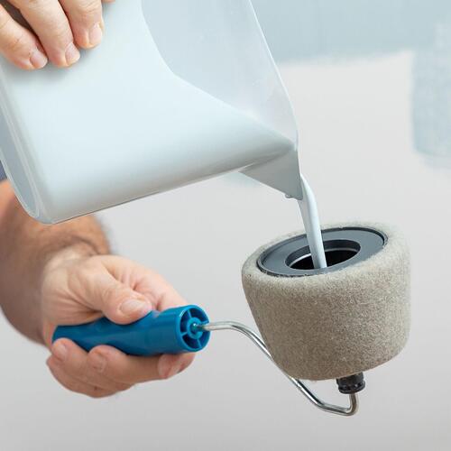 Sæt med genopfyldelige, anti-dryppende malerruller Roll'n'paint 5 Dele