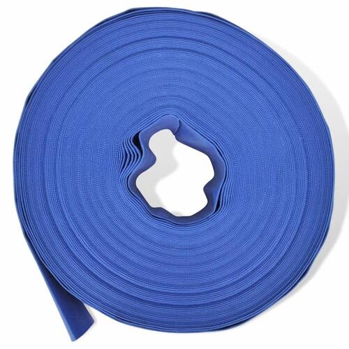 Flad slange 50 m 2" PVC til transport af vand