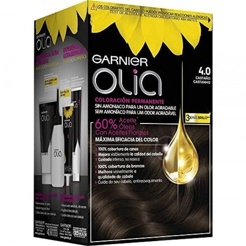 Hårfarve uden ammoniak Garnier Olia 4.0 Kastanje