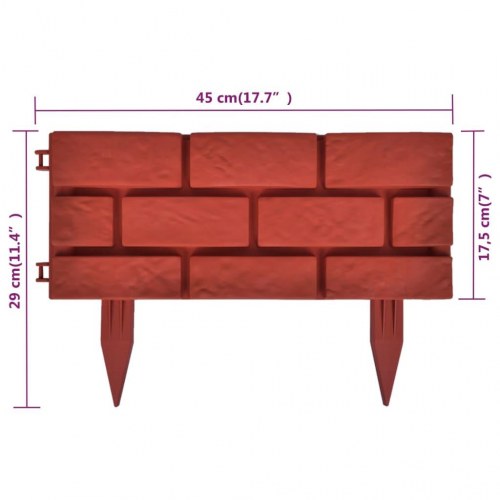 Plænekant 11 stk. murstensdesign