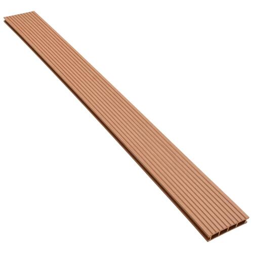 WPC-terrassebrædder med tilbehør 40 m² 4 m brun