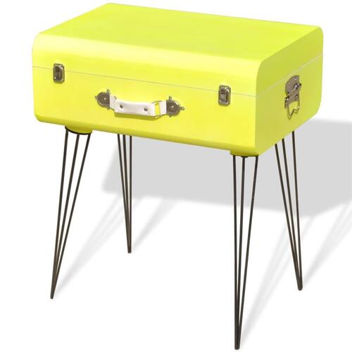 Sengeskabe 2 stk. 49,5 x 36 x 60 cm gul