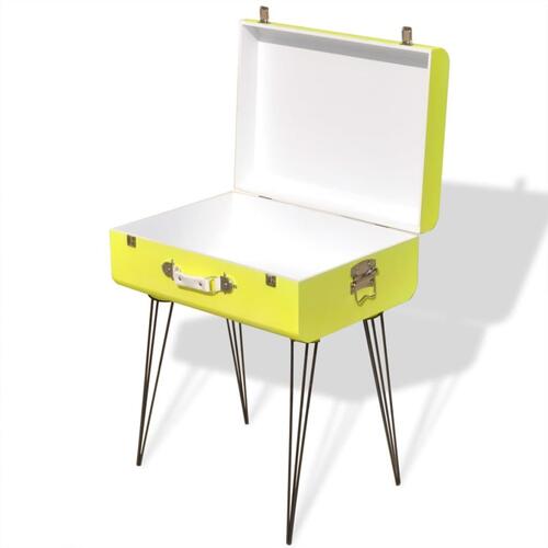 Sengeskabe 2 stk. 49,5 x 36 x 60 cm gul