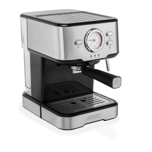 Princess hurtig manuel espressomaskine 1,5 l - stål