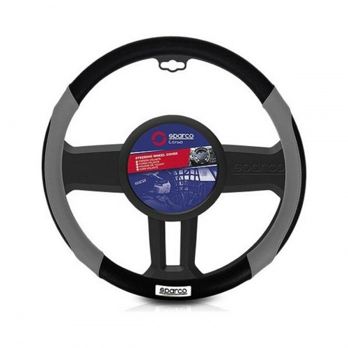 Ratbetræk Sparco 1113 universal Ø 36-38 cm - sort/grå