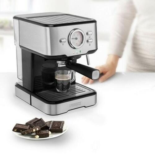 Princess hurtig manuel espressomaskine 1,5 l - stål