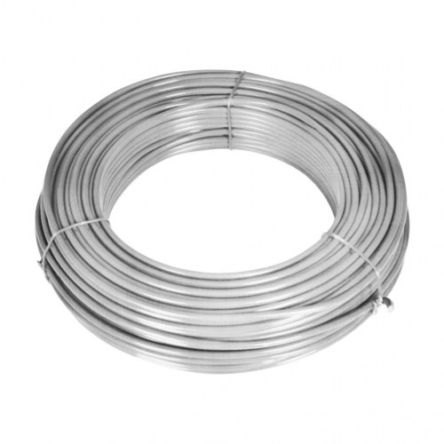 Fletvævshegn med stolper galvaniseret stål 25 x 1 m sølvfarvet