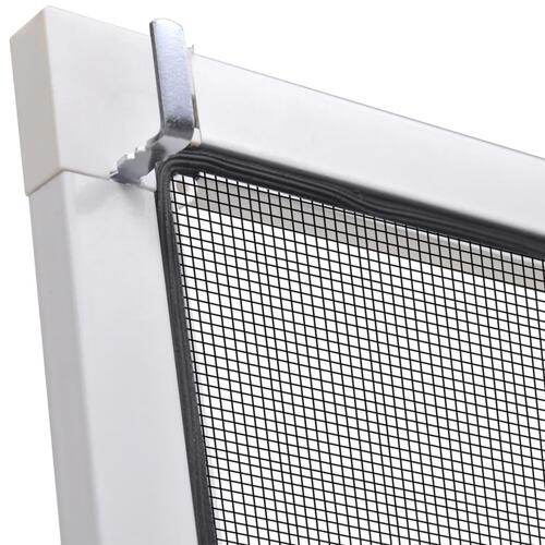 Insektnet til vinduer 130 x 150 cm hvid
