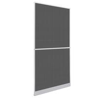 Hængslet insektnet til dør 100x215 cm hvid