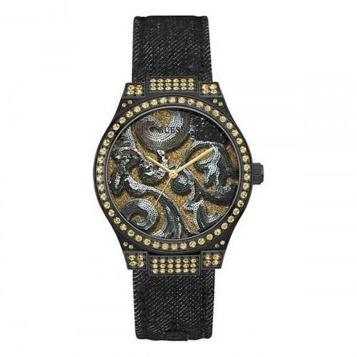 Guess dameur W0844L1 - sort, Ø 40 mm