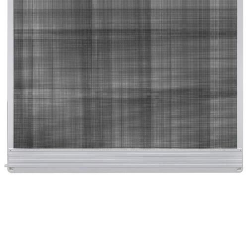 Hængslet insektnet til dør 120x240 cm hvid