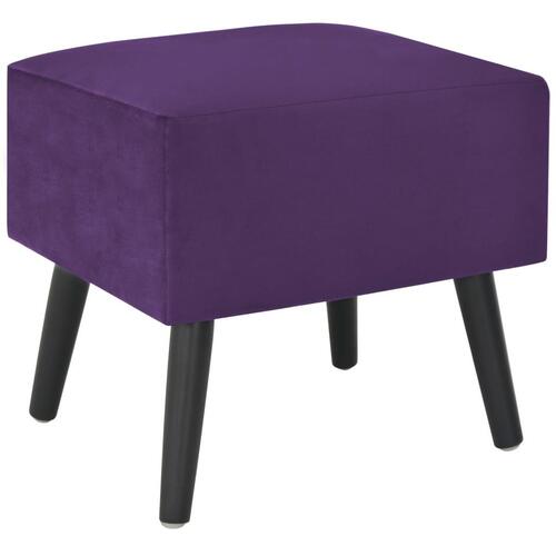 Sengeskabe 2 stk. 40 x 35 x 40 cm fløjl mørkelilla