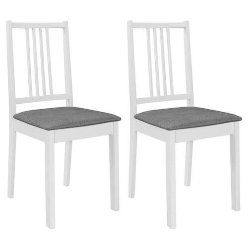 Spisebordssæt 3 dele MDF hvid