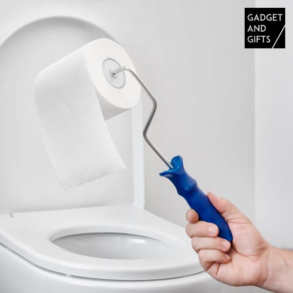 Toiletpapir med rulle - sjov gave og prank