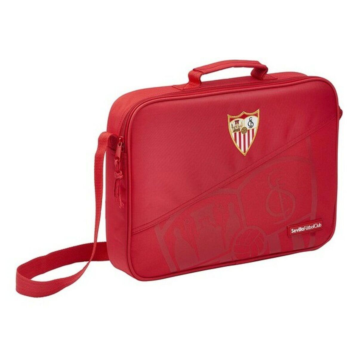 Sevilla Fútbol Club skoletaske - rød børnetaske 38 × 28 × 6 cm