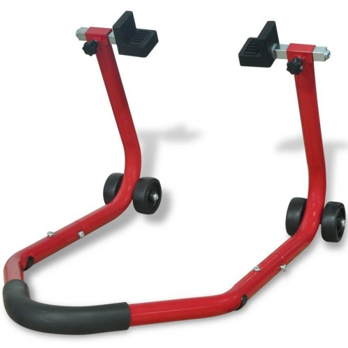 Motorcykel Bagstativ til Indhegning Rød