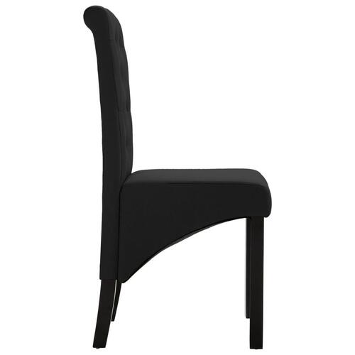 Spisebordsstole 6 stk. stof sort