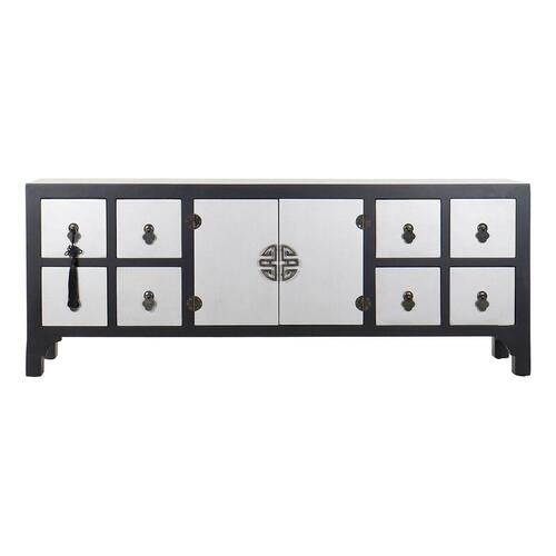 TV-bord med skuffer Orientalsk Træ MDF (130 x 24 x 51 cm)