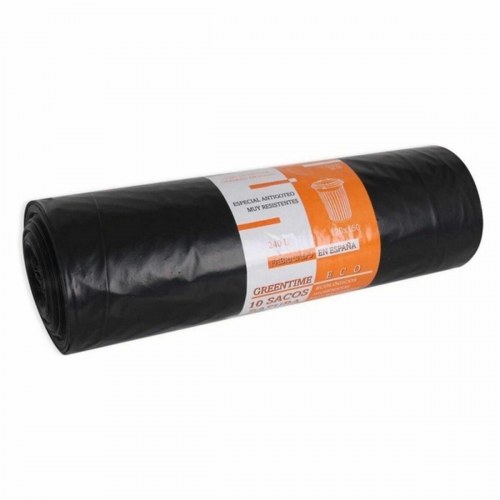 Green Time affaldsposer - Eco, sort 240 l (10 stk)