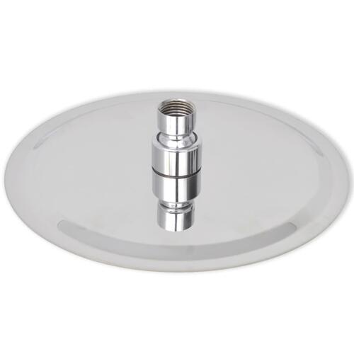 Brusehoved rustfrit stål 20 cm rund