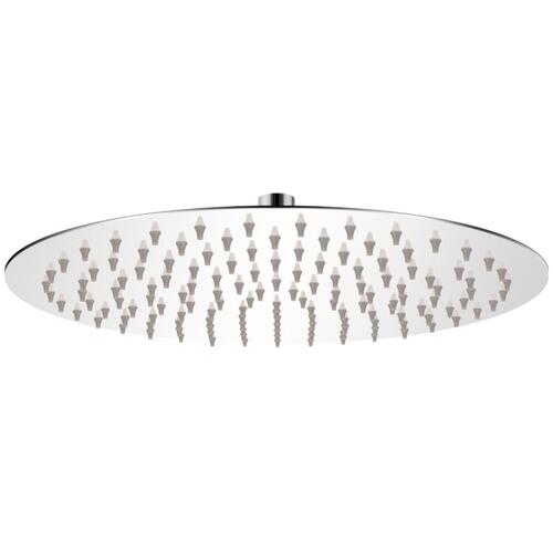 Brusehoved rustfrit stål 30 cm rund