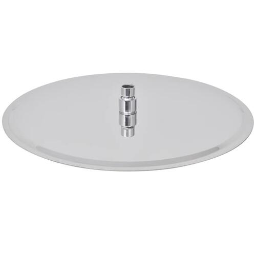 Brusehoved rustfrit stål 40 cm rund