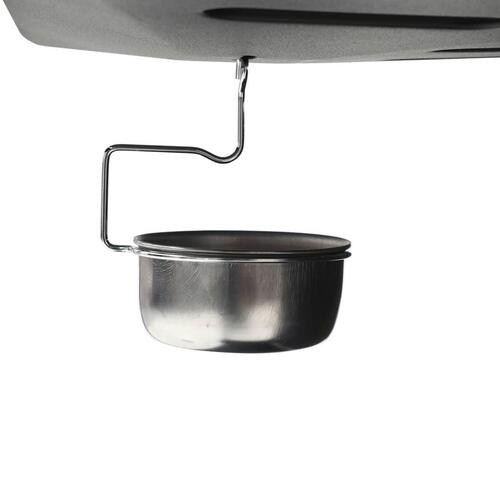 Gasgrill med 6 madlavningszoner stål sort