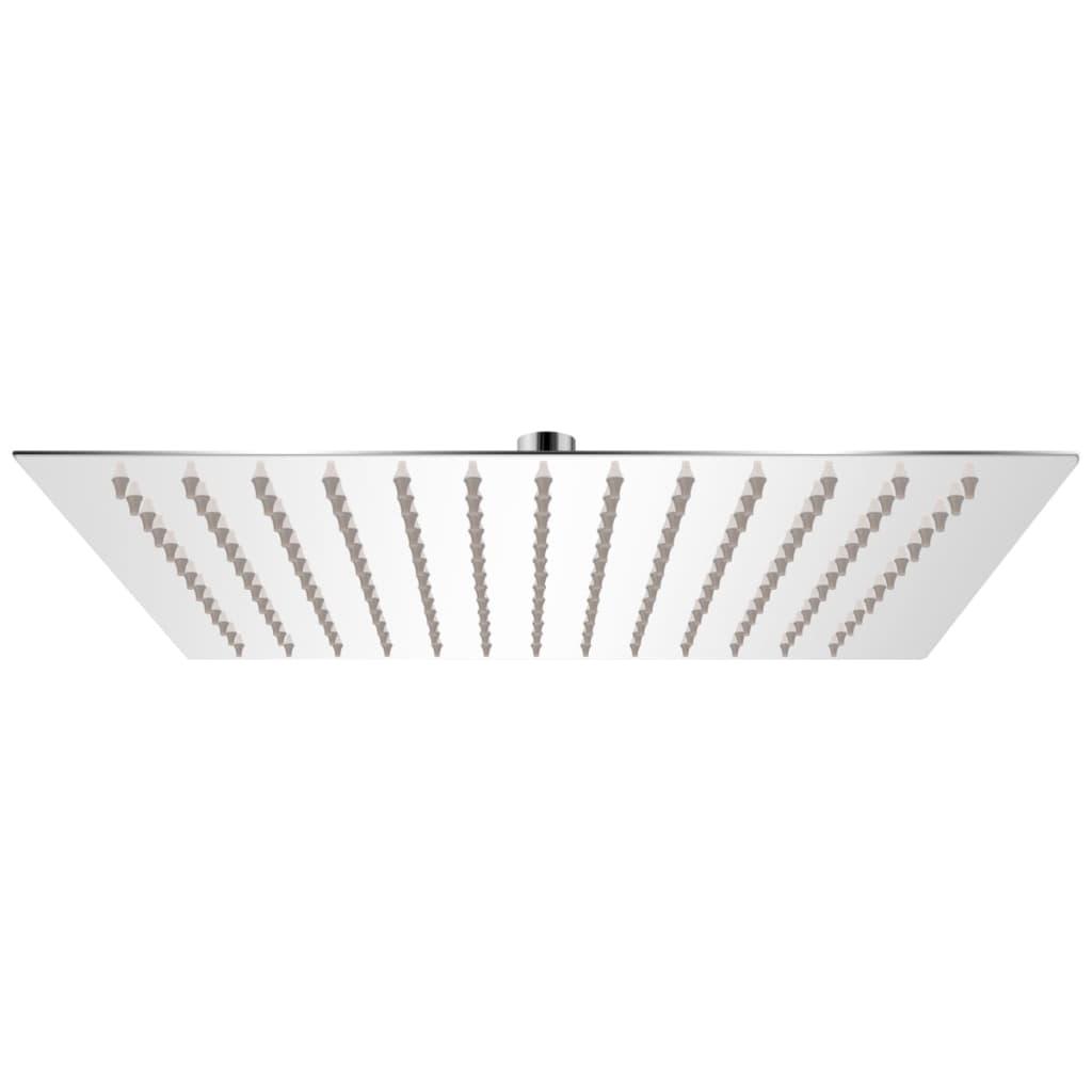 Brusehoved 30x30 Rustfrit Stål Firkantet