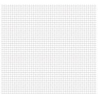 Rillet trådnetspanel rustfrit stål 50x50 cm 11x11x2 mm