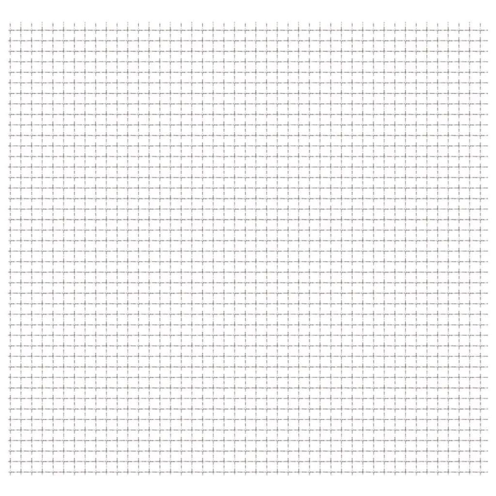 Rillet trådnetspanel rustfrit stål 50 x 50 cm 21 x 21 x 2,5 mm
