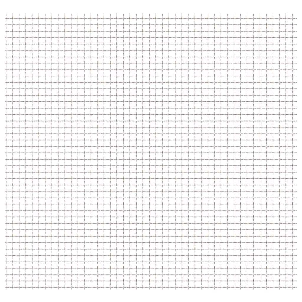 Rillet trådnetspanel rustfrit stål 100 x 85 cm 21 x 21 x 2,5 mm billede