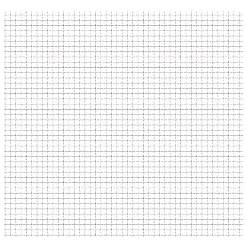 Rillet trådnetspanel rustfrit stål 100 x 85 cm 31 x 31 x 3 mm