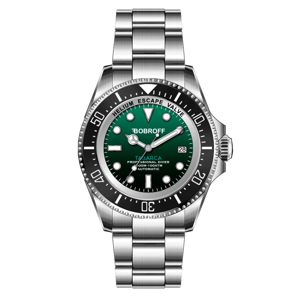 Herreur Bobroff Bf00 Ø 44 Mm Grøn