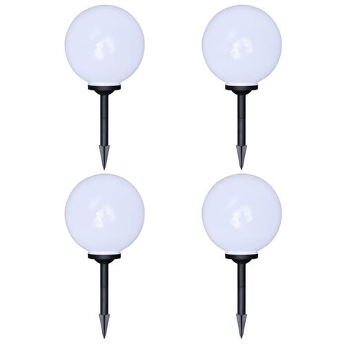 Udendørslamper 4 stk. LED 30 cm med jordspyd