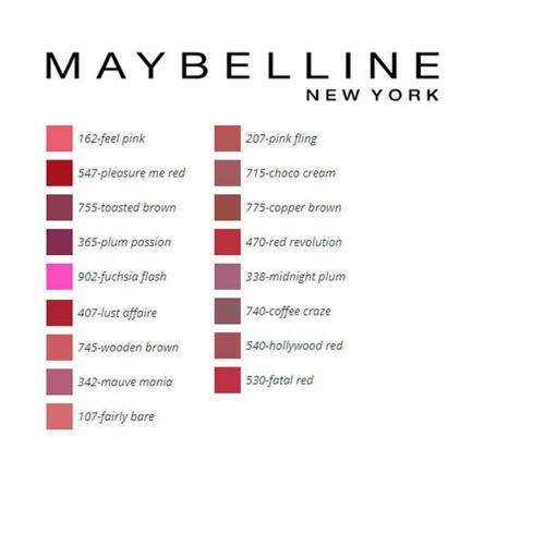 Læbestift Color Sensational Maybelline 540-hollywood red 5 ml