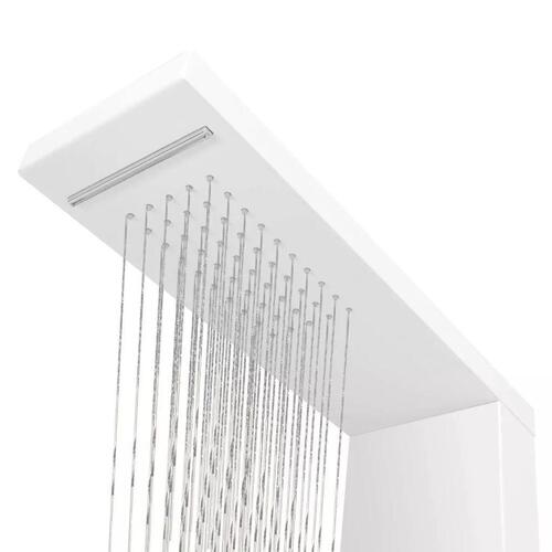 Bruserpanelsystem aluminium mat hvid
