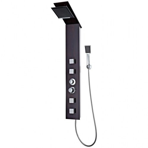 Bruserpanelsystem glas brun