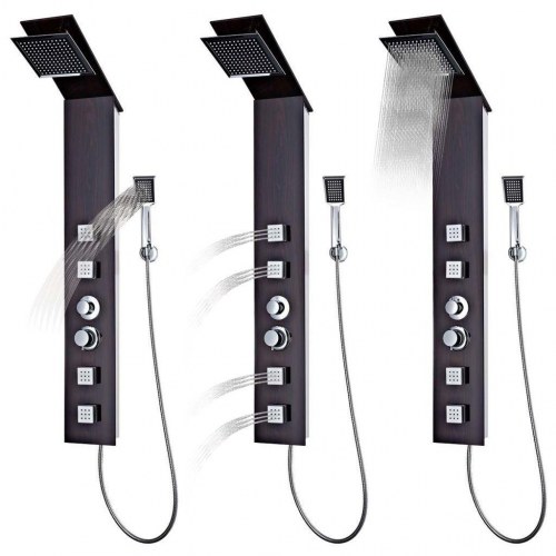 Bruserpanelsystem glas brun