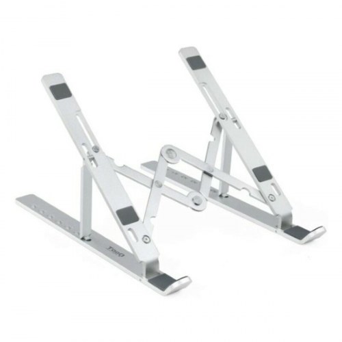 Laptop stander TooQ - fleksibel, justerbar 11-15″, sølv